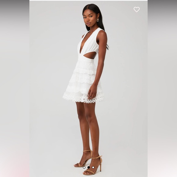 Rococo Sand white Tessa mini dress - Picture 2 of 7